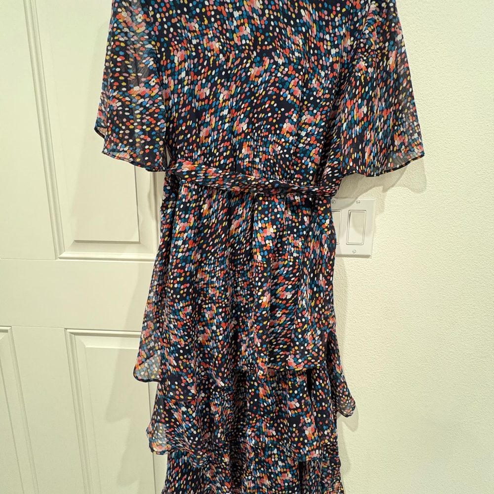 Sandra Darren confetti Midi Dress Size M - Picture 10 of 12